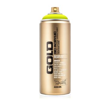 Show details for Montana Gold Acrylic Spray Paint F.1000 - FLASH YELLOW Picture of Montana Gold Acrylic Spray Paint F.1000 - FLASH YELLOW
