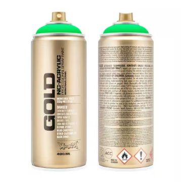 Show details for Montana Gold Acrylic Spray Paint F.6000 - ACID GREEN Picture of Montana Gold Acrylic Spray Paint F.6000 - ACID GREEN