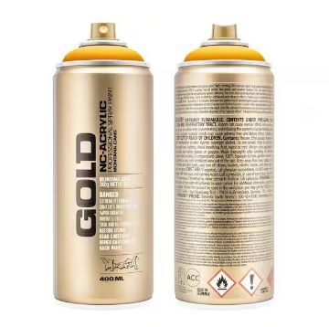 Show details for Montana Gold Acrylic Spray Paint G.1230 - YOLK Picture of Montana Gold Acrylic Spray Paint G.1230 - YOLK