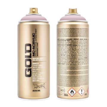 Show details for Montana Gold Acrylic Spray Paint G.4000 - PALE PINK Picture of Montana Gold Acrylic Spray Paint G.4000 - PALE PINK
