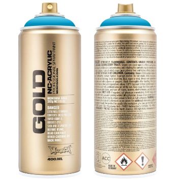Show details for Montana Gold Acrylic Spray Paint G.5040 - LIGHT BLUE Picture of Montana Gold Acrylic Spray Paint G.5040 - LIGHT BLUE