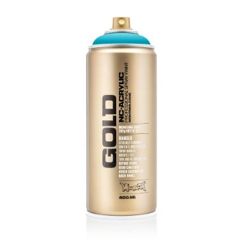 Show details for Montana Gold Acrylic Spray Paint P.2000 - 100% CYAN Picture of Montana Gold Acrylic Spray Paint P.2000 - 100% CYAN
