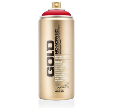 Show details for Montana Gold Acrylic Spray Paint S.3000 - SHOCK RED Picture of Montana Gold Acrylic Spray Paint S.3000 - SHOCK RED