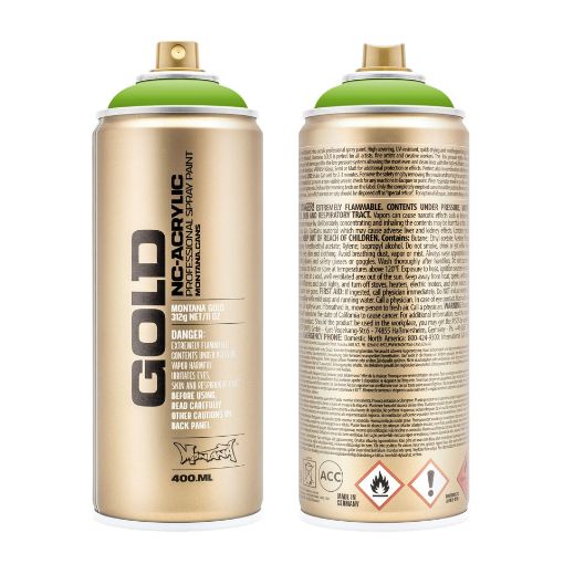 Picture of Montana Gold Acrylic Spray Paint - S6000: SHOCK GRN LIGHT