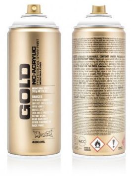 Show details for Montana Gold Acrylic Spray Paint S.9100 - SHOCK WHITE Picture of Montana Gold Acrylic Spray Paint S.9100 - SHOCK WHITE