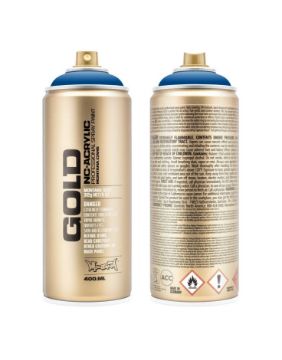Show details for Montana Gold Acrylic Spray Paint S.5010 - SHOCK BLUE Picture of Montana Gold Acrylic Spray Paint S.5010 - SHOCK BLUE