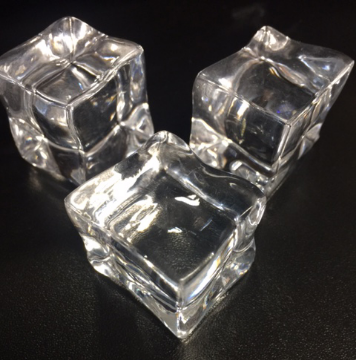 Show details for Ice Cube - Fake Silicone   26 ct Picture of Ice Cube - Fake Silicone   26 ct