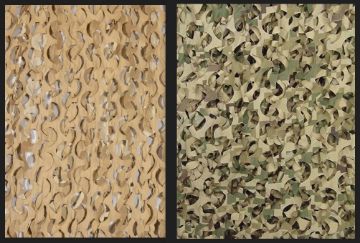 Show details for Camouflage Net - 15’ X 15’ Or 15’ X 25’ Desert - Woodland Picture of Camouflage Net - 15’ X 15’ Or 15’ X 25’ Desert - Woodland