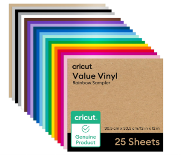 Show details for Cricut Vinyl Sampler-12”x12”- 25 sheets Picture of Cricut Vinyl Sampler-12”x12”- 25 sheets