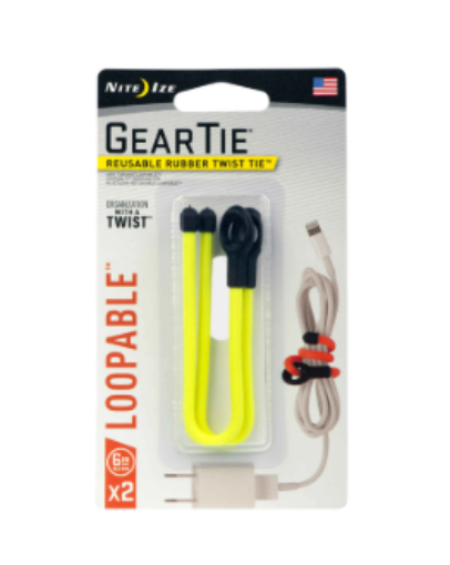 Picture of Nite Ize -  6” Gear Ties -12 pk -black