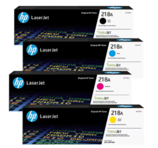 Picture of HP Printer Toner - FULL SET OF REPLACEMENT INK 218A