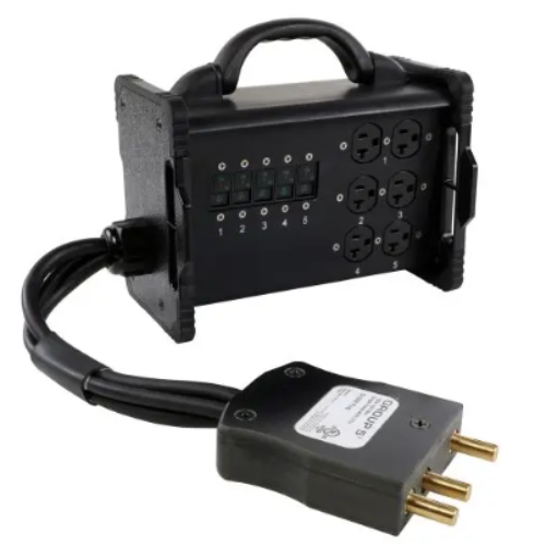 Picture of Cable - Gangbox 100amp Male to 5 x 20AMP edison