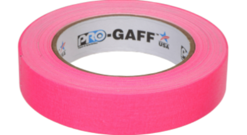 Picture of 1" Fluor Pink Cloth Tape