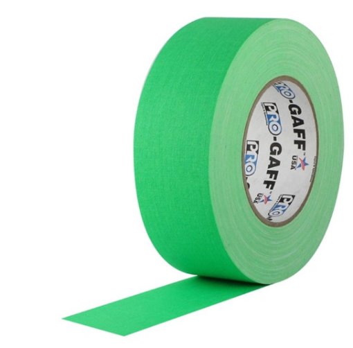 Picture of 1" Fluor Green Cloth Tape