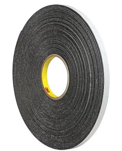 Picture of 1" Double Stick Foam Tape - Black