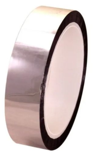 Picture of 1" Mylar Shiny Silver High Temp Tape- 36 yd