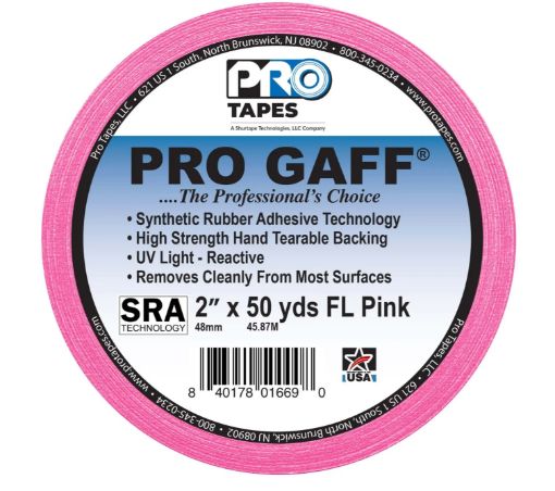 Picture of 2" Fluor Pink Gaffers Tape