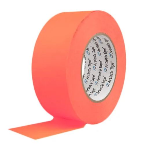 Picture of 2" Fluorescent Orange Paper Tape