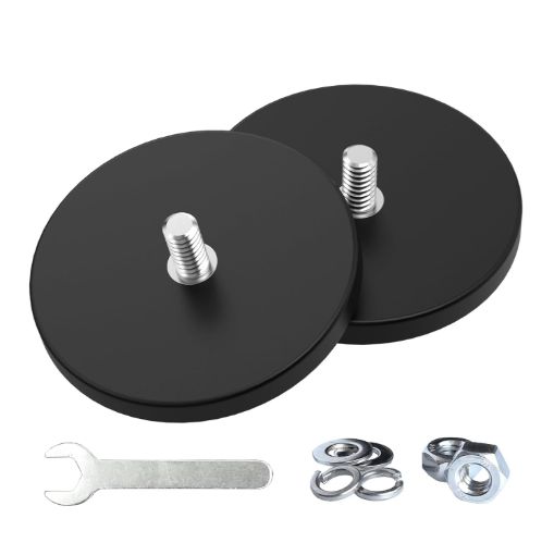 Picture of Super Magnet =2.60 inch 2pcs/65LB    1/4 stud